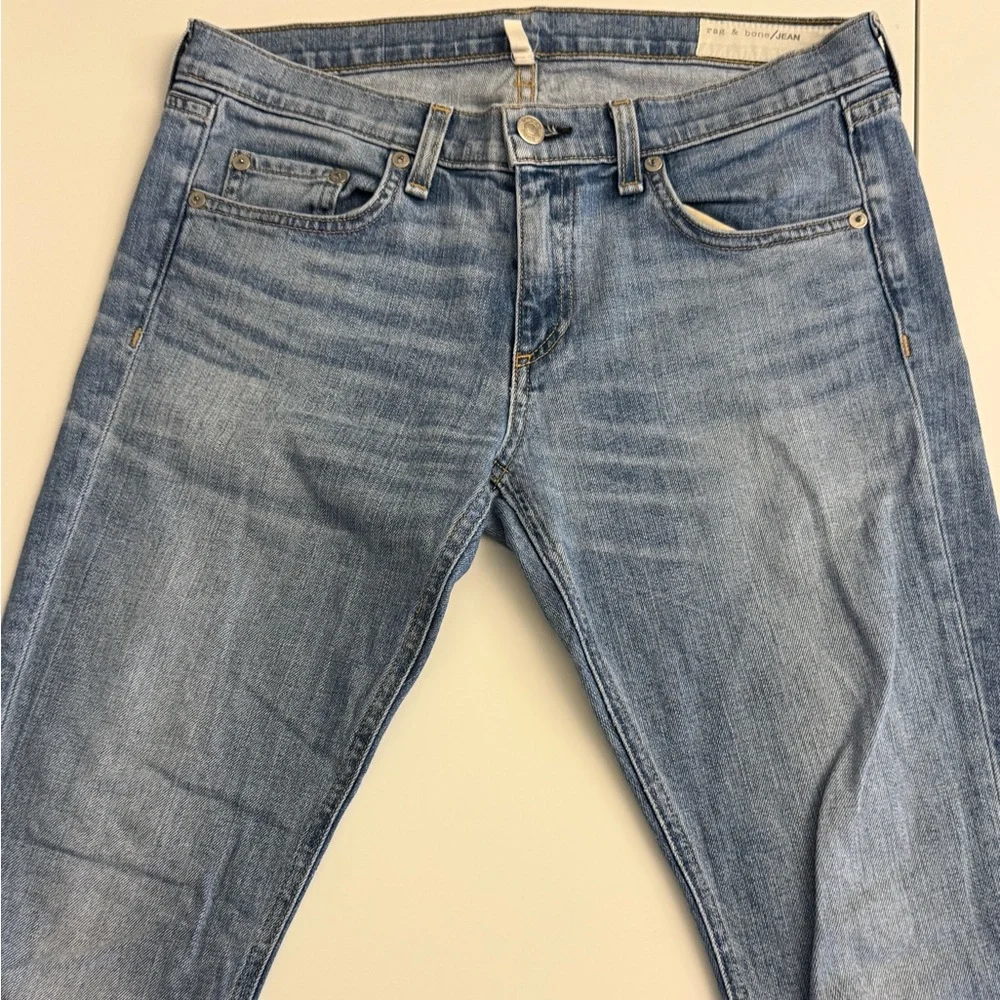 Y2K Rag & Bone/Jean Women's The Dre Low Rise Skinny Jeans Color Sunset Size 27 - Picture 5 of 13